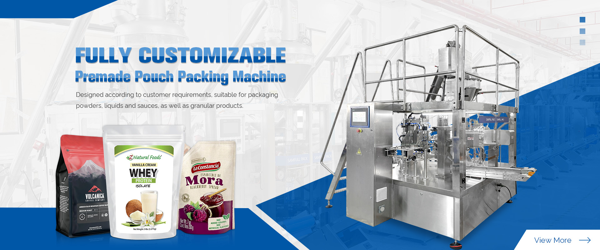 Fully Servo-Controlled High-Speed Vertical Packaging Machine